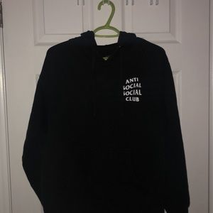 Anti social social club mind games hoodie